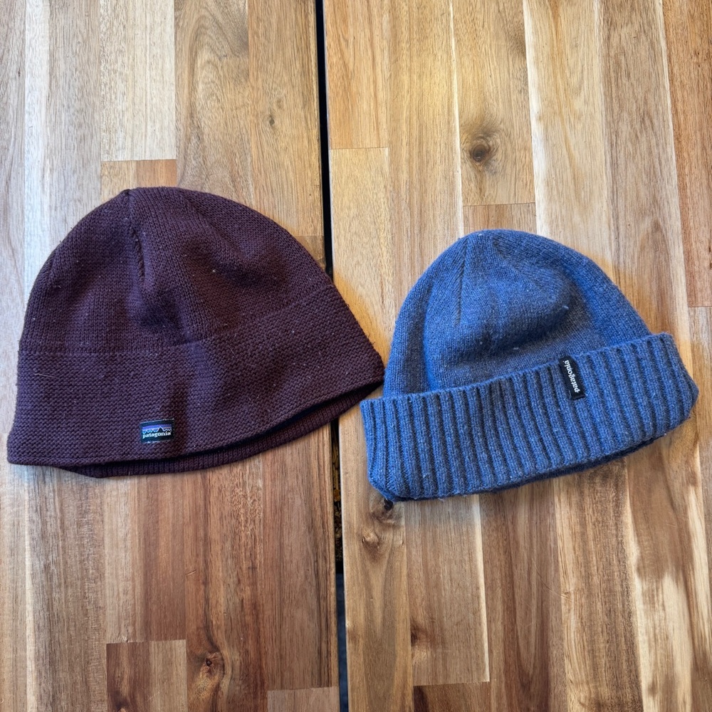 LOT/2 Patagonia Wool Beanies